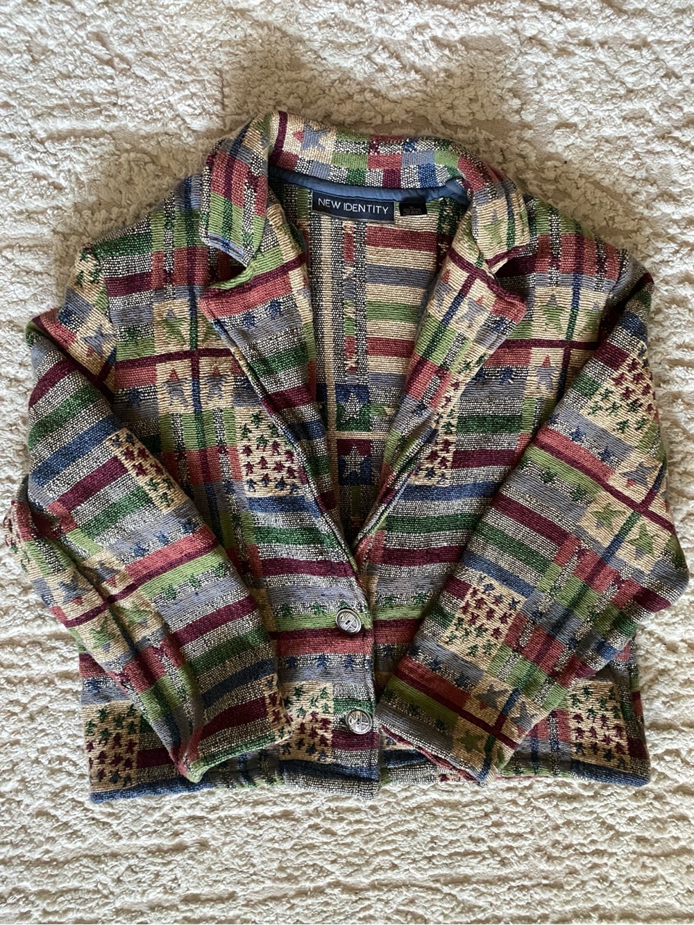 New Identity Patterned Jacket